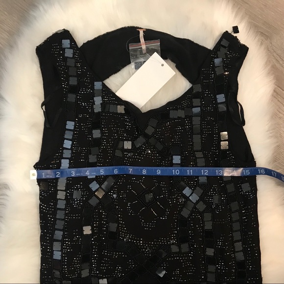 Free people black speakeasy women's dress - Picture 5 of 8